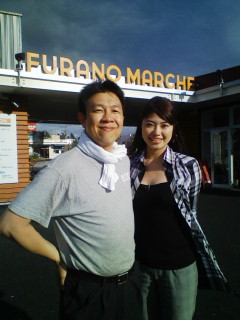 大野恵さんと富川 大野恵さんと富川